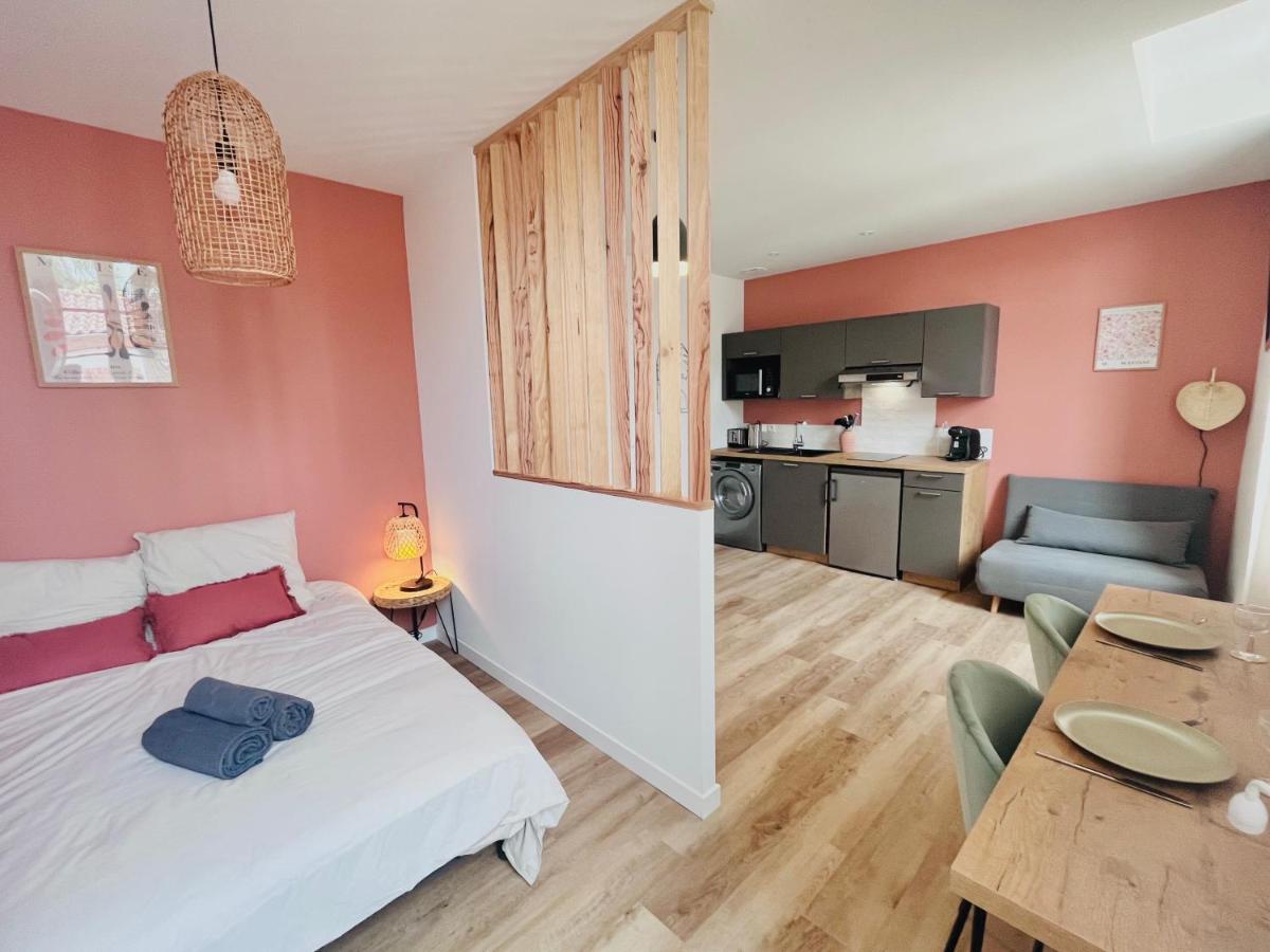 Le Quai 3 - Studio Neuf Lumineux Calme - Clim - Wifi - Gare A 200M 阿让 外观 照片